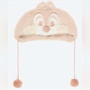 Tokyo Disney Resort Chip Fluffy Plush Fan Adult Cap